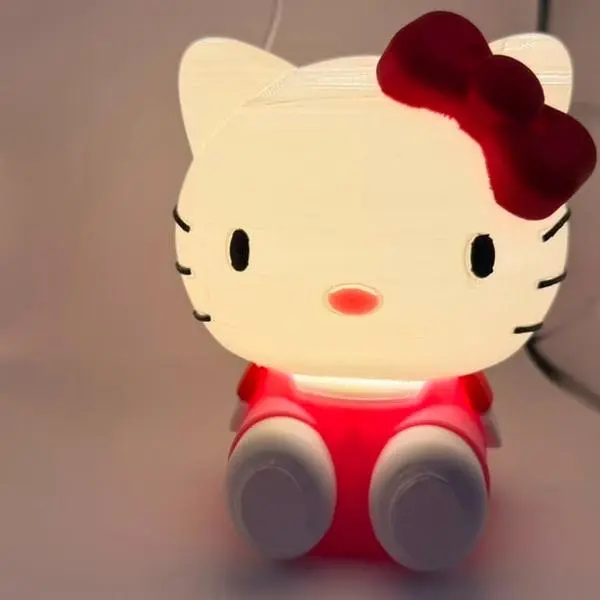 3D Printed dresser decoration – Light Up Every Smile!
