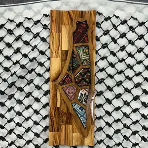 Handmade Wooden Frame Palestine Map Hanging Decor- Made in Palestine Decoration Gift