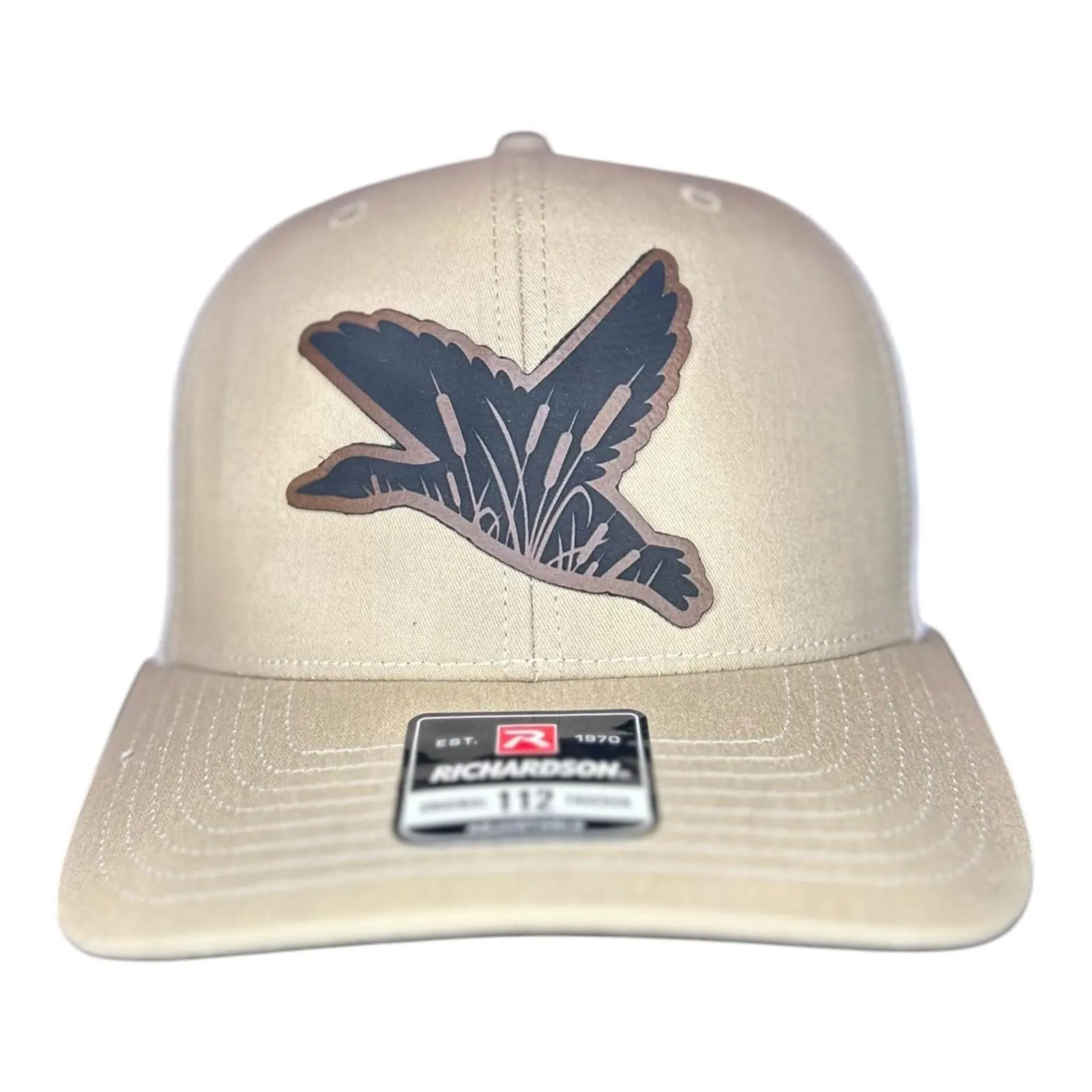 Waterfowl hat | duck hunting | Gift idea | Leather patch hat | Popular right now