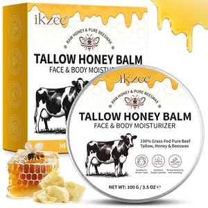 ikzee Shea Butter & Honey Cream 100g: Formulated with shea butter and natural honey for dual nourishment, this cream deeply hydrates, locks in moisture, and repairs dry skin. Its soft, creamy texture spreads easily and absorbs quickly, leaving skin moistu