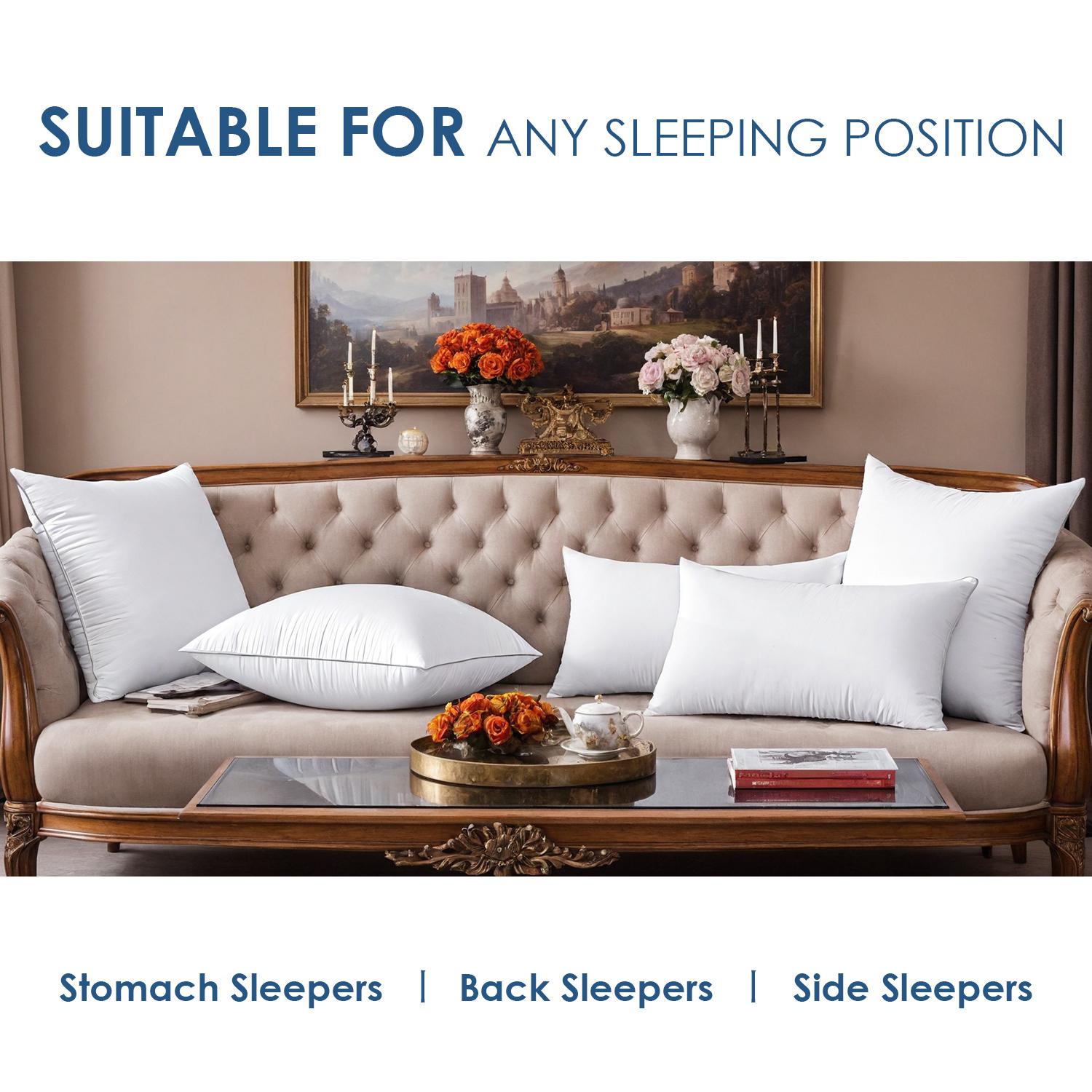 3D Cloud-Like  Insert | Fluffy and Resilient, You Won't Want to Get Up After Lying Down All Afternoon throw pillows