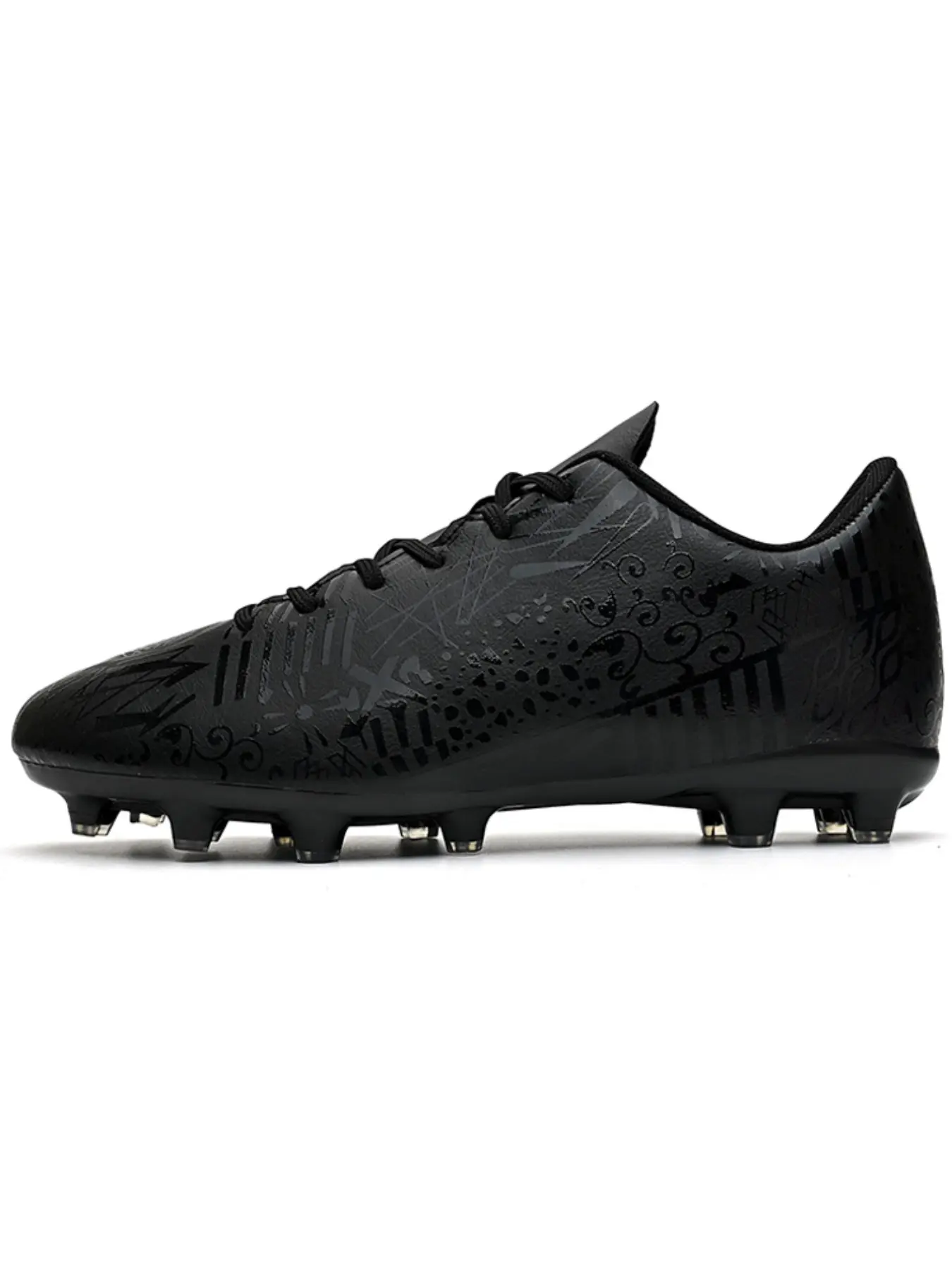 Men's and Women's Football Shoes, Sports Football Shoes, Soccer Shoes, Football Boot, Soccer Cleats, Ag Studs, Anti-Slip Durable Design, Professional Match, Classic, Breathable, Low Top, Soccer Boots