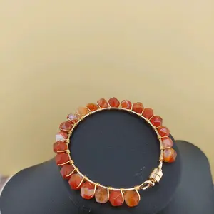 carnelian bangle bracelet
