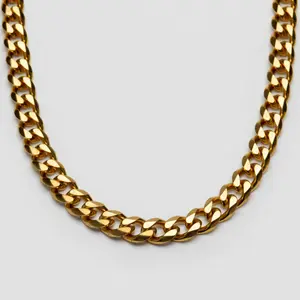 GRISÉ NYC Cuban Link 18k Gold Stainless Steel 8mm Necklace