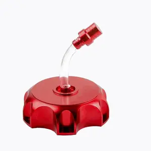 1Pc aluminum alloy motorcycle fuel tank cover, new waterproof design, universal for multiple models, and optional in multiple colors