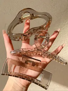 Women's Elegant Cloud Shaped Hair Claws, Fashionable Hair Accessories for Women & Girls, Minimalist Headwear Suitable for Daily Wear, Showering, Makeup, Hairstyling, Hair Clip Set