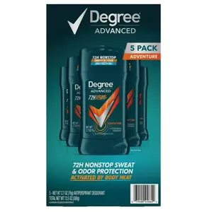 Degree Advanced Protection Antiperspirant Deodorant Adventure 2.7oz 5 pk