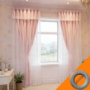Princess Style Lace Curtains Set, Bedroom & Living Room Decor, Inspired Sheer Drapes, Multiple Colors Available (rod Not Included)
