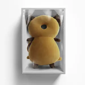 Baby Head Protector Backpack – Lightweight Adjustable Head Protection Pillow for Toddlers – Prevent Injuries While Crawling and Walking – Soft Breathable Design with Secure Fit (Puppy)