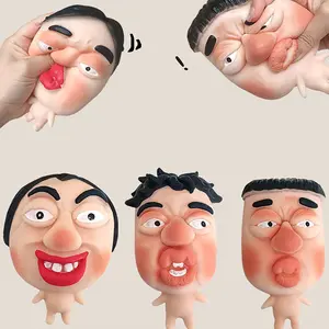 Stress Relief Novelty Dolls, Quick Rebound Squeeze Toy, Funny Expression Stress Reliever, Fun and Quirky Design, Perfect Gift Idea
