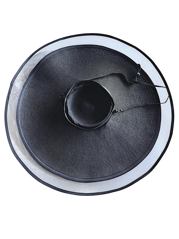 Women's flex sun straw hat with oversized 9in wide brim and Removable Chin Strap. XXXL 4X for big heads. Rollable floppy beach hat- UPF50+