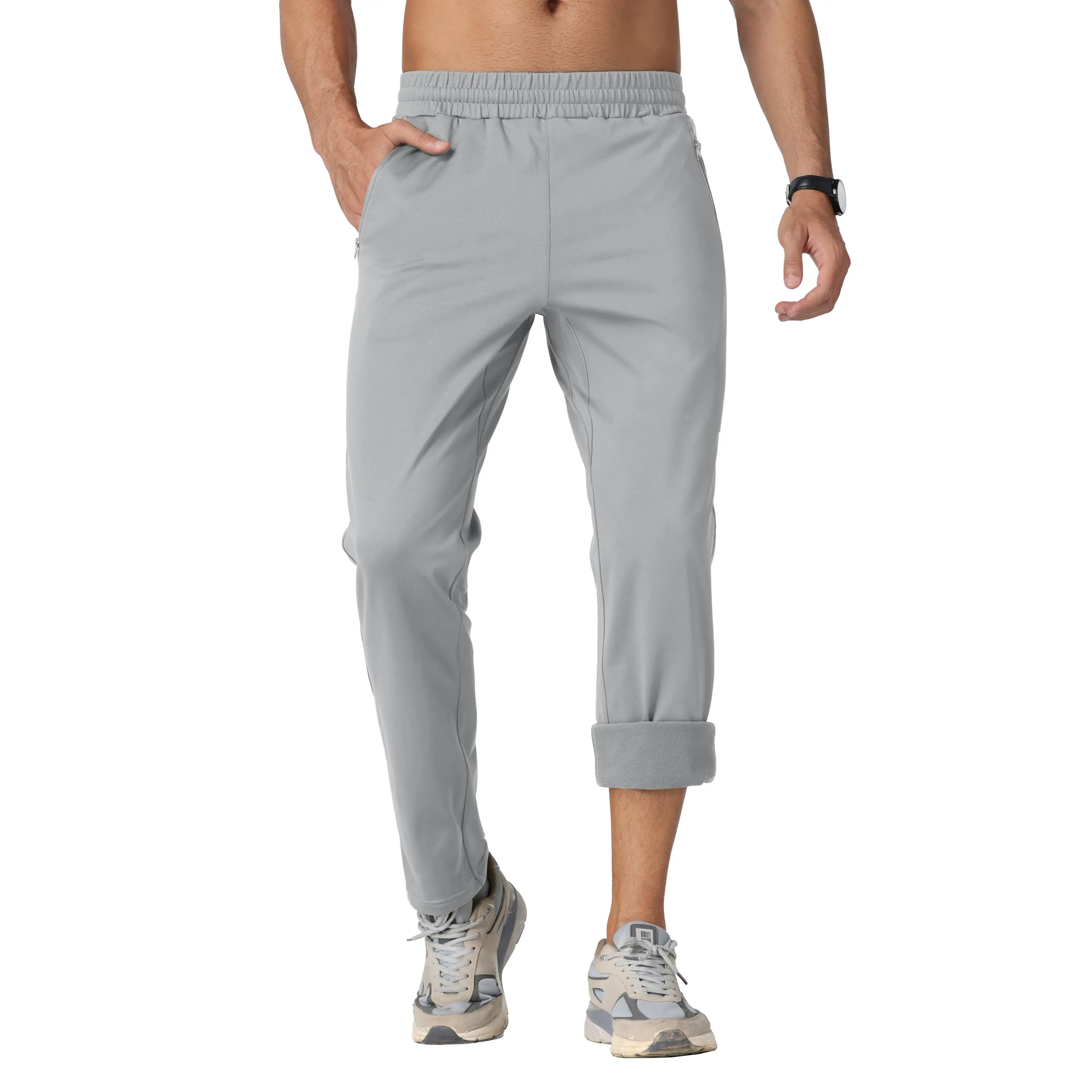 MAGCOMSEN Men's Casual Comfy Sweatpants, Thick Winter Fleece Lined Athletic Bottoms with Water Repellent Fabric, Gym, Mensfashion