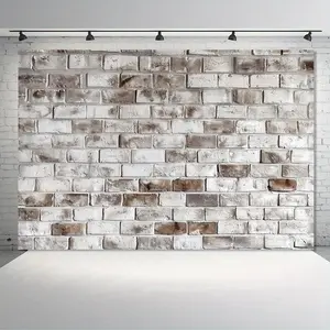 Vintage Stone Brick Wall Tapestry - Polyester, No Power Needed - Perfect for Home & Party Decor, Photo Backdrop 60X40 Colorful Decoration Gift Room Bedspreads