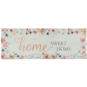 20" x 55" Chic Anti-Fatigue Memory Foam Kitchen Runner Mat (Home Sweet Home)