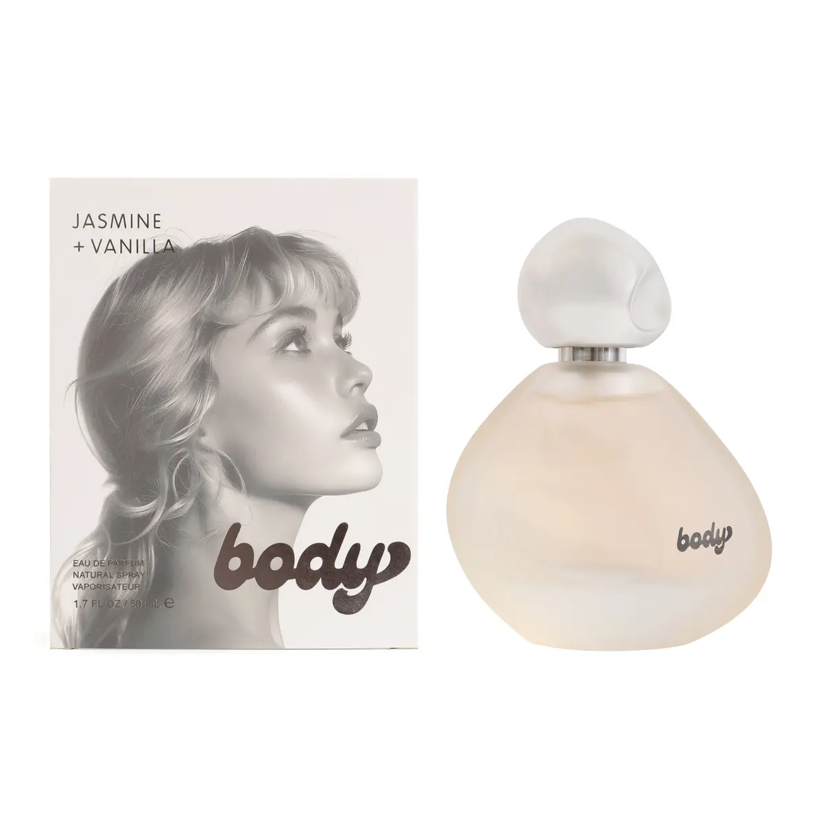 Jasmine + Vanilla Body Eau De Parfum Natural Spray Vaporisateur 50ml Jasmine + Vanilla Body Eau De Parfum Natural Spray Vaporisateur 50ml