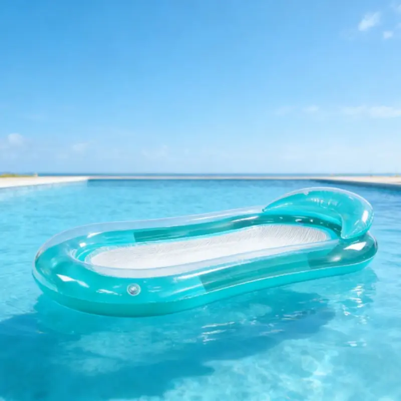 Inflatable Backrest Floating Hammock, Water Sports Float Bed, Comfortable Outdoor Relaxation, Easy to Inflate and Use, Perfect for Lakes and Pools