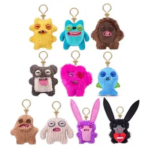 Fuggler Key Rings 5 - Adorable Plush Monster & Bunny Designs for Kids & Adults - Perfect for Bags & Backpacks