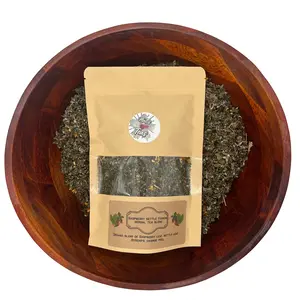 Raspberry nettle fusion organic herbal tea blend organic raspberry leaf, organic nettle leaf, organic rosehips, organic orange peel loose leaf herbal tea Beverage tea for women