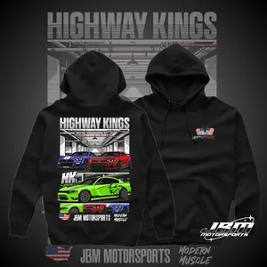 JBM Motorsports - Highway kings Muscle Hoodie