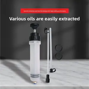 200ML Syringe Style Dual-Use Oil Change Tool, Manual Car Brake Fluid Injector, Handheld Automotive Maintenance Equipment