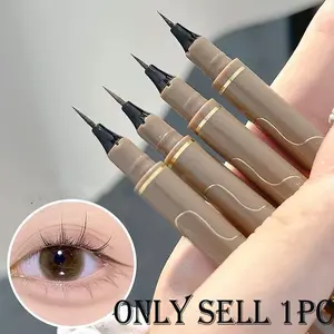 Natural Brown Liquid Eyeliner, Smudge-Proof & Transfer-Proof, Easy to Use for Beginners