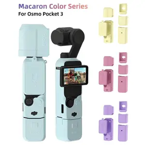Soft Silicone Case For DJI OSMO Pocket 3 Protective Cover Anti-Scratch Lens Cap Protector For Pocket 3 Camera Shell Accessories