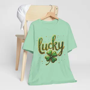 Lucky shamrock tee | St. Patrick's Day clover graphic T shirt