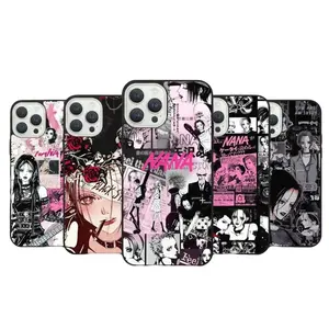 NANA Anime Phone Case, Japanese Punk Style Compatible with iPhone 11, 12, 13, 14, 15, 16, 17 & Samsung S22 S23 S24 S25 – check our available sizes