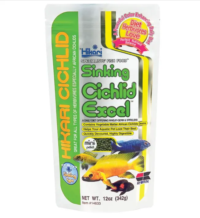 Hikari 12-Ounce Cichlid Excel Sinking Pellets for Pets, Mini