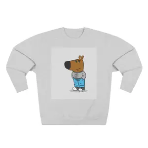 Chill Guy Unisex Crewneck Sweatshirt - Cozy Cartoon Graphic Sweatshirt, Streetwear, Gift for Him, Casual Outfit, Relaxed Style