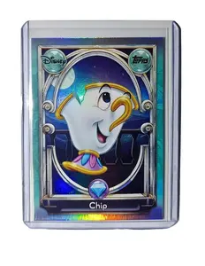 Chip 2025 Topps Disney Wonder #125 Diamond Card Beauty and the Beast