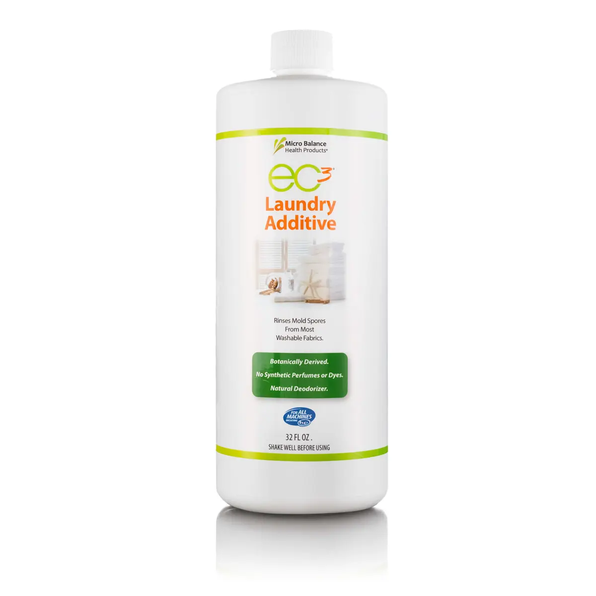 EC3 Laundry Additive | Eliminates Musty Mold Odor in Laundry | Clothing Care Solution