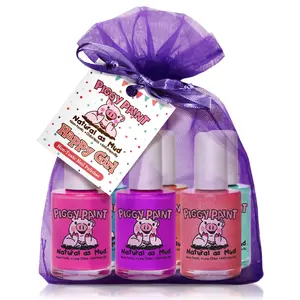 Happy Girl Gift Set - Piggy Paint - Kids Non-toxic Nail Polish