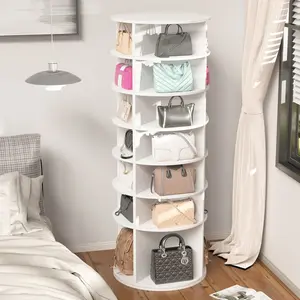 7-Tier Rotating Shoe Rack Storage