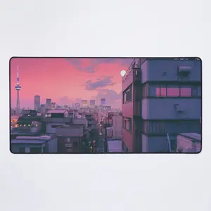 Tokyo - Japanese Style 3 Mouse Pad - Desk Mat
