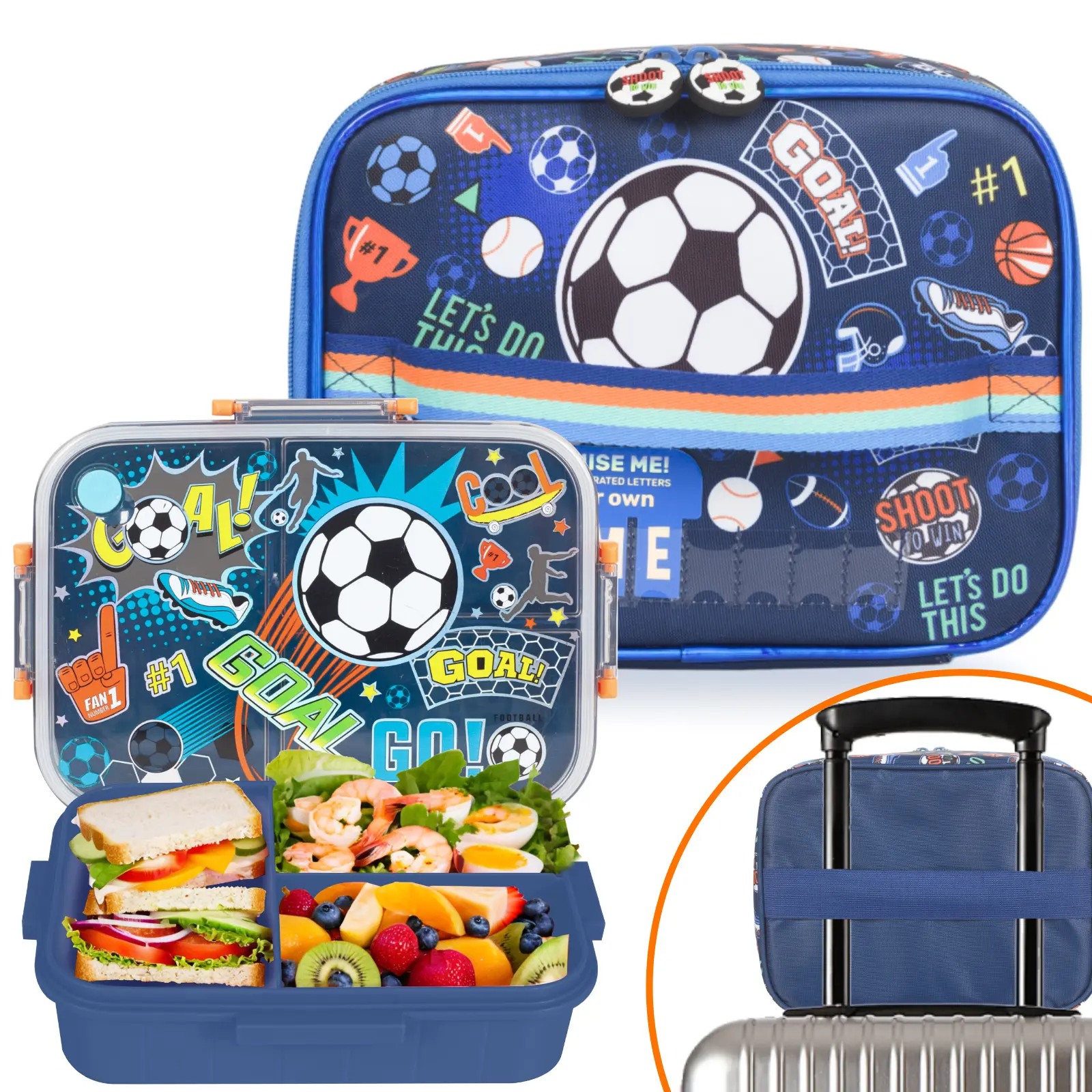 Soccer Lunch Box Set