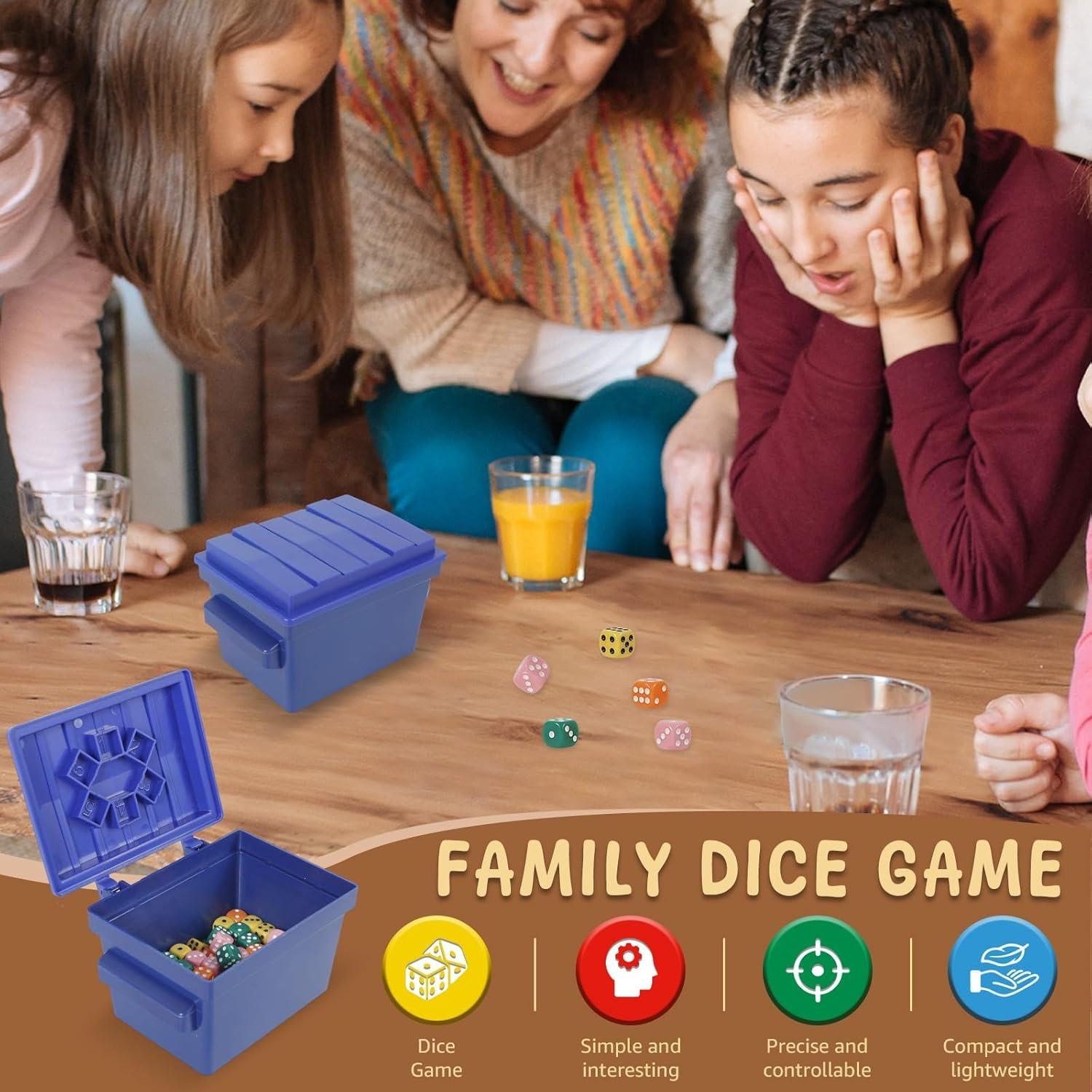 Fun 4-Player Board and Dice Game with Dumpster, 80 Piece Dice Set, and Graffiti Stickers | Perfect for Travel, Parties, and Game Night