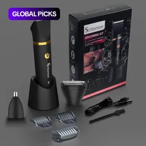 Men's 3-In-1 Multifunctional Hair Trimmer, Hair Clipper, Private Area Beard Eyebrow Nose Hair Trimmer, Type-C USB Charging, Father Boyfriend Gift #GLOBAL PICKS