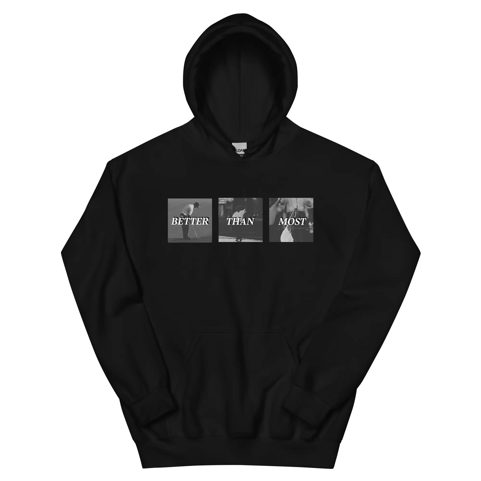 Better Than Most - Tiger Woods Hoodie, Cotton Fabric, Casual Golf Streetwear Athletic Menswear