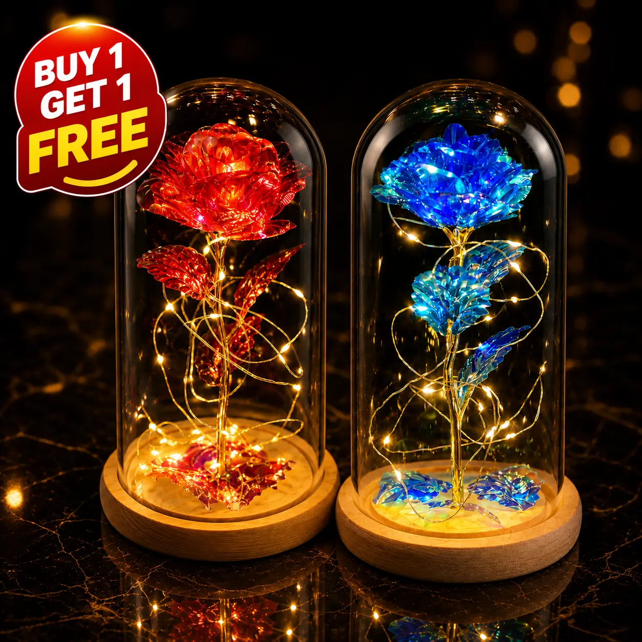 Mother's Day Classic Gifts LED Everlasting Rose Eternal Flower,Romantic Creative Gifts for Women - Valentine's,Day, Birthday, Memorable Dates luxury valentines Gifts for Her Anniversary gift for wife daughter Perfect gift Surprise Idea for LOVE,summerwins