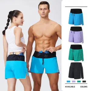 Kyn Apparel 2 in 1 Quick-Dry Running Shorts 3'' Marathon Athletic Training Shorts with Waist Pockets & Triangle Liner Shorts for Men Women