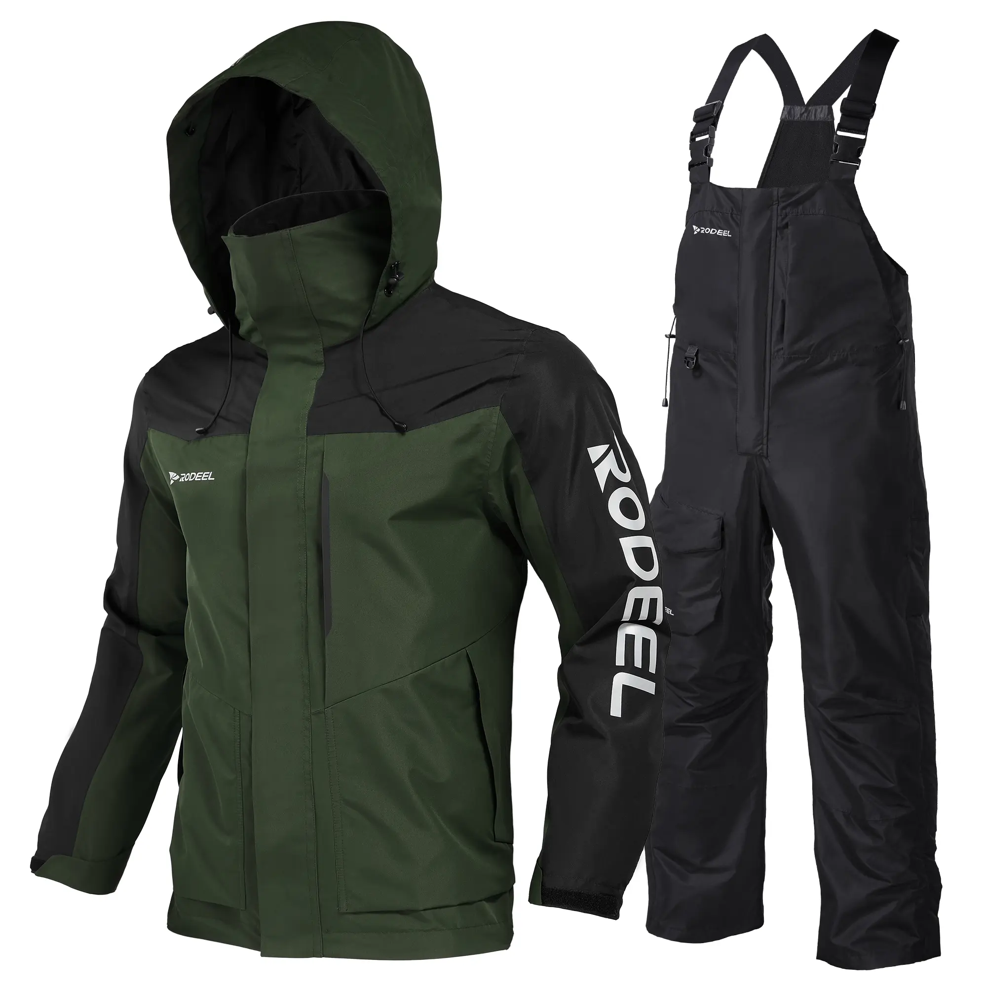 Premium Green Jacket & Black Bibs 824