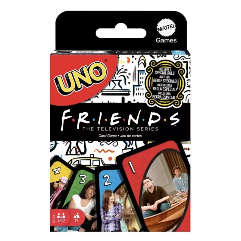 UNO Friends Card Game For Family, Adult & Party Nights, Collectible Inspired By Tv Series