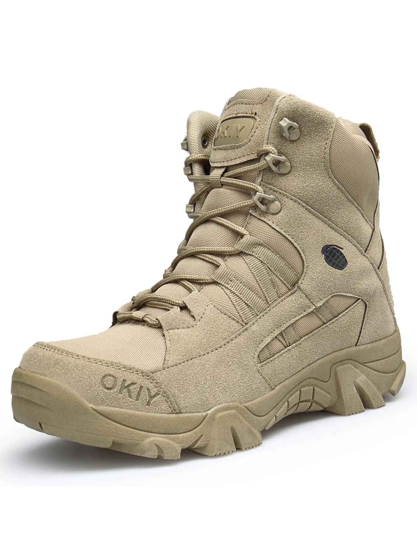 Men's Outdoor Training Boots, Hiking Sports Shoes, Trekking Camping Shoes, Tactical Hiking Boot, Military Boots, Combat Boots, Mountain Climbing Boots, Lightweight Hiking Boots, Hiking Footwear, Durable Outdoor Hiking, 1 Pair