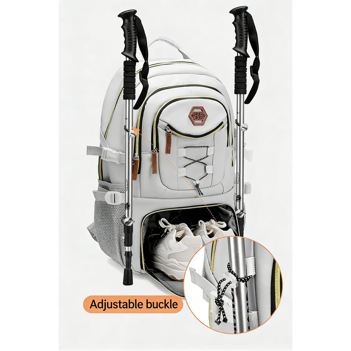 WEIXIER Large Capacity Travel Backpack with Laptop & Shoe Storage
