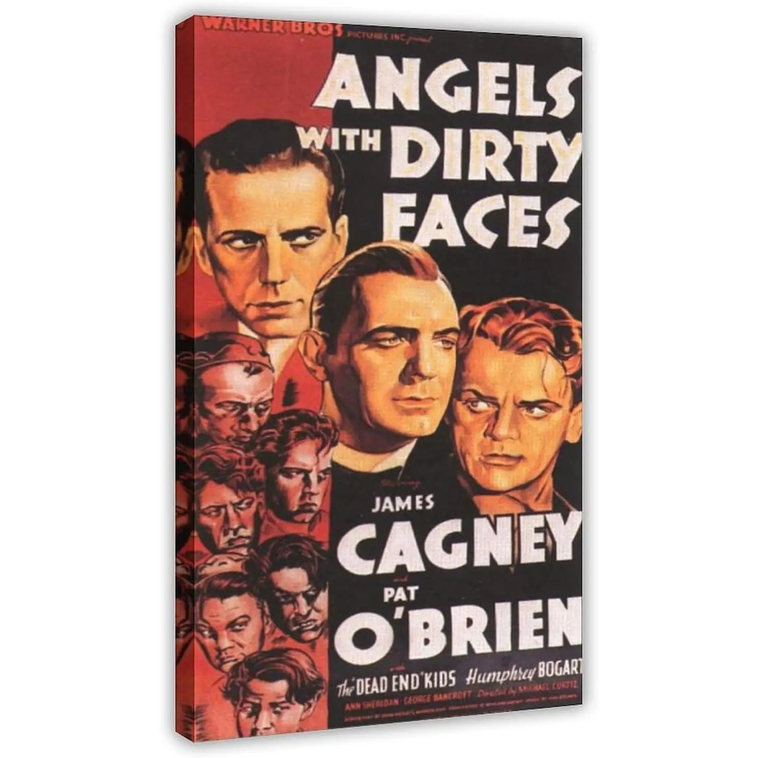 Angels With Dirty Faces Movie Canvas Poster Print, Wall Decoration Painting for Bedroom, Office Home Decor Gift