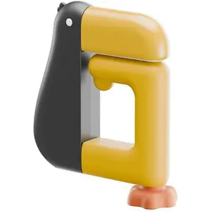 3pcs Decorative Duck-Shaped Detachable Desk Hook, Portable Side-Mount Schoolbag Pendant