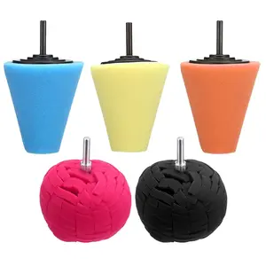 5 count Polishing  Sponge Polishing Balls Wheel Cleaning Tools  Wheel (for Drills  Polisher and Polisher Kits for  Care, Metal, Plastic, Ceramic and Glass.