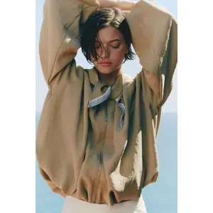 H&M Bubble-hem jacket with scarf