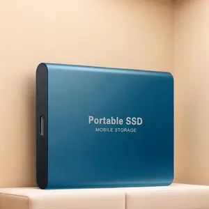 4TB Large Capacity External Hard Drive SSD USB3.2  Operation Mobile Storage  Type-C High Speed Solid Stae Disk For PC MAC